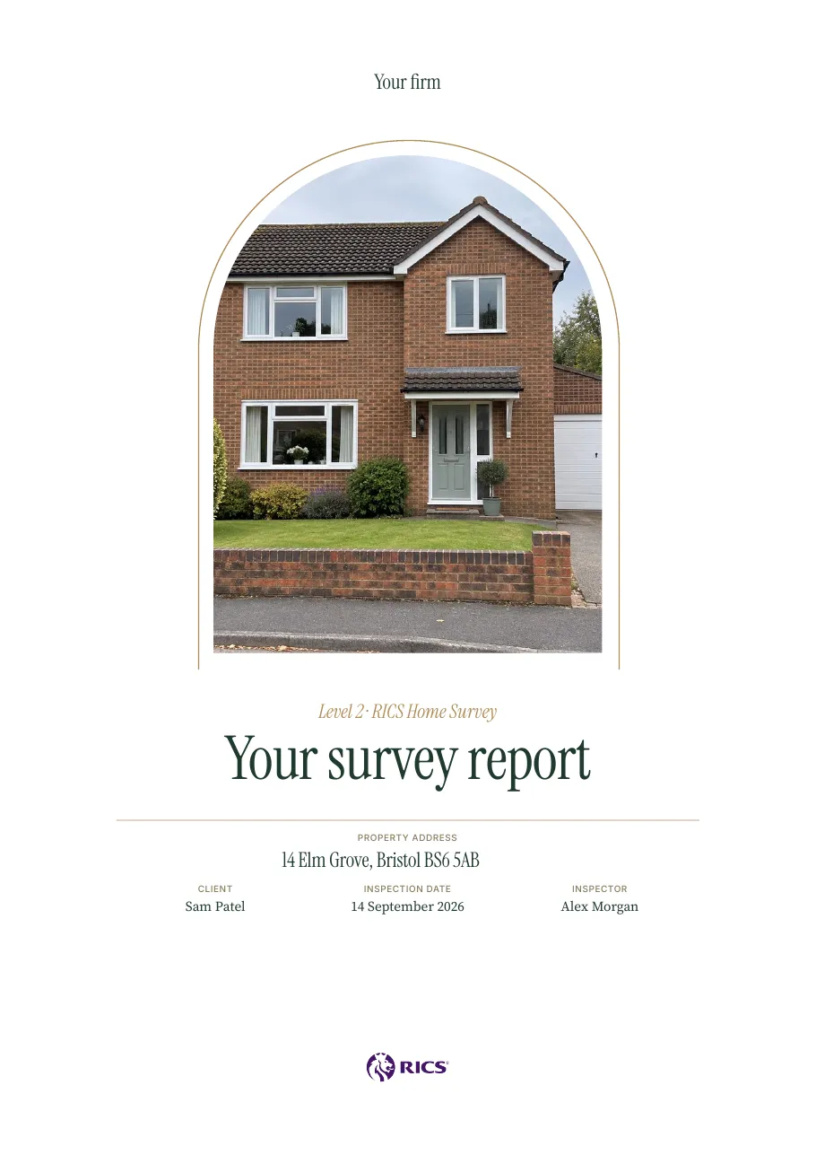 The Heritage design: a Level 2 survey cover